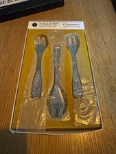 Spear &Jackson De Luxe Cutlery ‘Sporks’ Champagne Designed By Brian Asquith