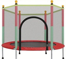 5FT Kid Trampoline With Safety