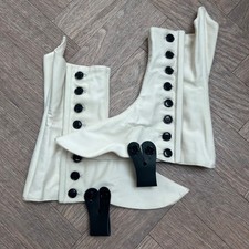 Scottish white gaiters size - white,