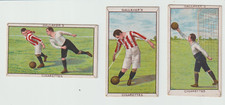 Gallahers 1912 Sports series Cigarette Cards - Footballers #53,55 & 59