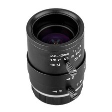 2.8mm-12mm Varifocal Lens CS Mount 3MP 1/2.7" F1.4 Manual Zoom Focus for CCTV