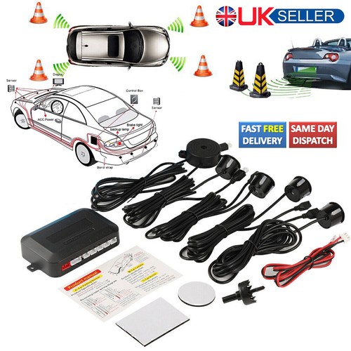 Black parking sensors car - black,