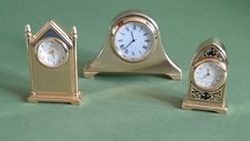Job Lot X 3 Miniature Gold