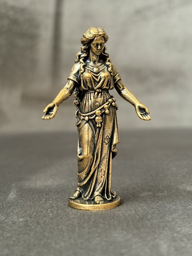 Solid brass greek - brass, goddess