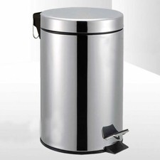 3 LITRE SMALL S/S PEDAL BIN