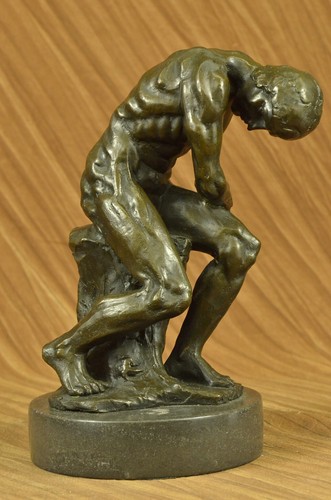 Signed nude man rodin - signed,
