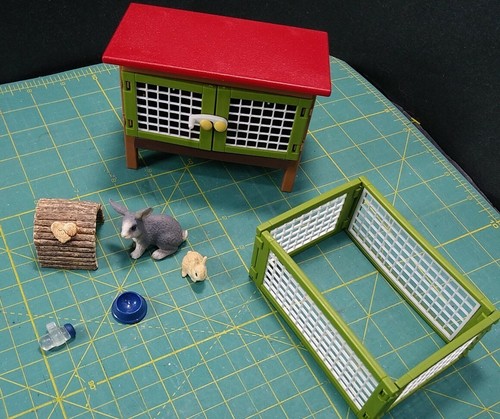 Schleich farm rabbit hutch - schleich,