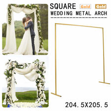 Wedding Stand Flower Rack Arch Iron Party Door Garden Metal Prop Decoration 2X2M