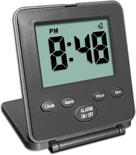 Digital travel alarm clock - travel,