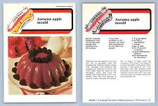 Autumn Apple Mould #4 Desserts - Alison Burts Super Saving Cookery Recipe Card