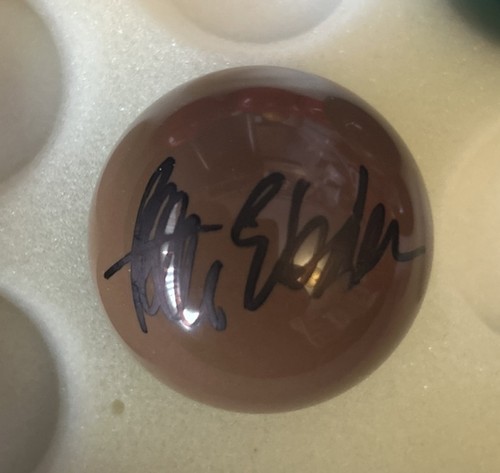 Peter ebdon hand signed brown - peter,