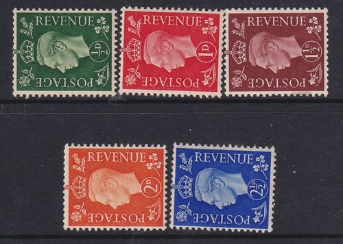 Sg462a 466a 1937 sideways set - sg462a-466a,