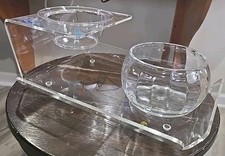 Lucite Clear Chip Dip Serving