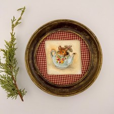 Small Mouse Oil Painting