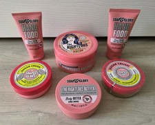 6 x SOAP & GLORY BUNDLE sugar crush THE RIGHTEOUS BUTTER body scrub HAND FOOD 