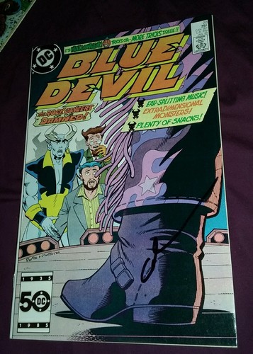 Blue devil signed - blue, gary