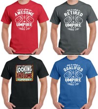 Umpire T-Shirt This is what an Looks Like Mens Funny Cricket Tennis Baseball Ref