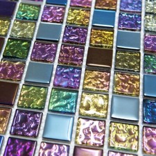Mosaic Tile Sheet Iridescent