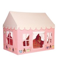 Win Green Gingerbread Pink Cottage Fabric Playhouse Wendy House 