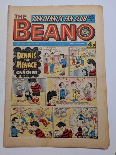 Beano comic 1806 february - comic,