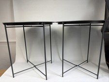 Metal side tables round - metal, end