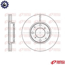 2x BRAKE DISC 6844.10 FOR