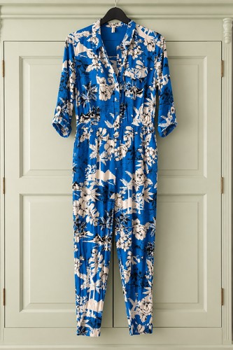 Topshop blue white floral - blue,