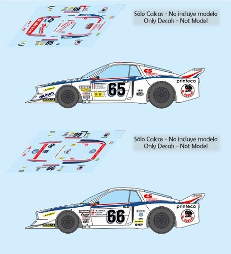 Decals lancia beta - decals, montecarlo
