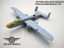 MASK SET FOR: Airfix North American B-25C/D/B/MKII Mitchell 1:72