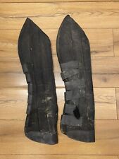 Full Black Hind Padded Travel Boots X2 Horse