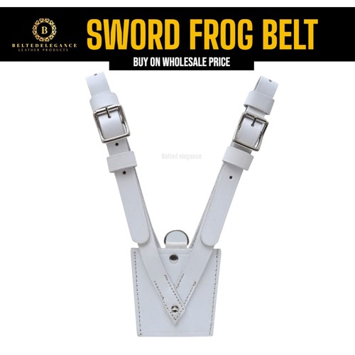 Sword frog white leather - be,