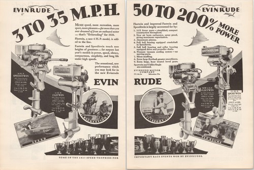 Evinrude outboard motor - outboard, speed