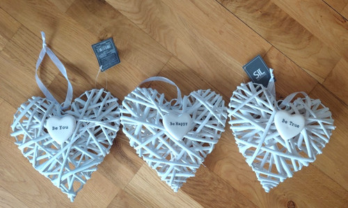 Set rustic white rattan - of,