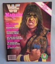 WWE WWF Magazine November 1989 Ultimate Warrior wrestling Hulk Hogan Macho Man