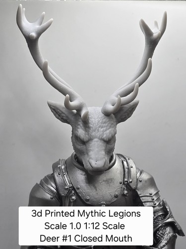 Printed forest deer head 1 - printed, head#1