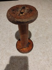 Vintage Wooden Wool Industrial