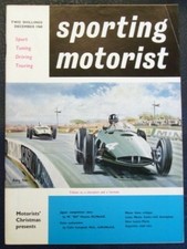 SPORTING MOTORIST Magazine Dec 1960 Lancia Flavia & Lotus Monte Carlo Described