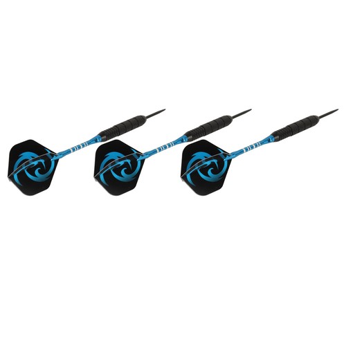 Blue steel tip darts - steel, set