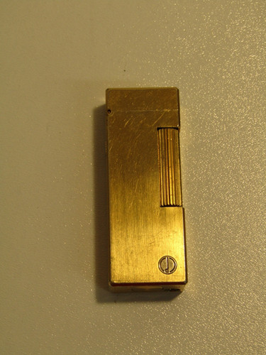 Dunhill rollagas brushed - rollagas, gold