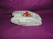 ARCADIAN Crested China WW1 TANK. CITY OF LINCOLN. Matching Crest.