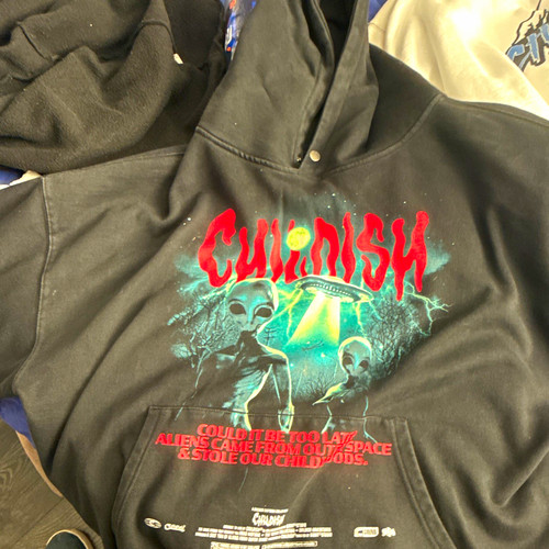 Childish ufo alien hoodie - ufo,