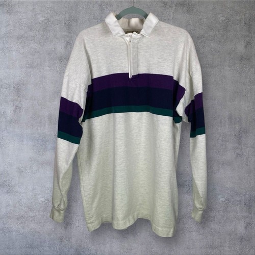 Vtg 90s bean rugby shirt - vtg,