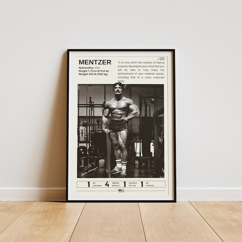 Mike mentzer poster gym - mike, wall