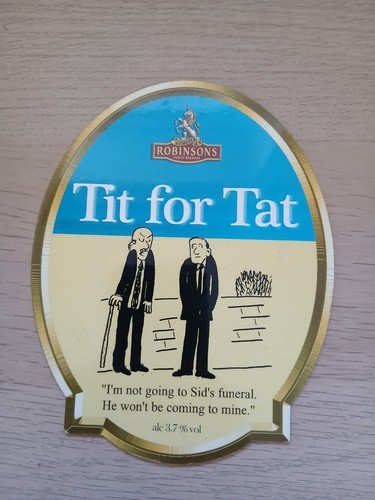 Robinsons brewery tit for tat - tit,