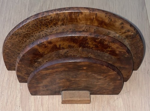 Art deco thuya wood - art,