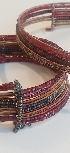 Vintage seed bead choker - vintage,