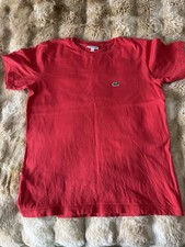 Older  boys red cotton t shirt