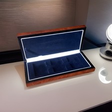 Coin Collection Box Polished Wooden Display Jewellery Box In Amazing Condition