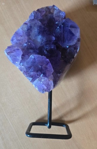 Large amethyst crystal with - amethyst,
