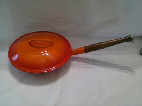 Vtg mcm orange red flame - vtg,